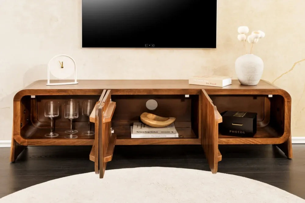 Comoda TV din Lemn de mango Maro L160xH45cm BRASIL