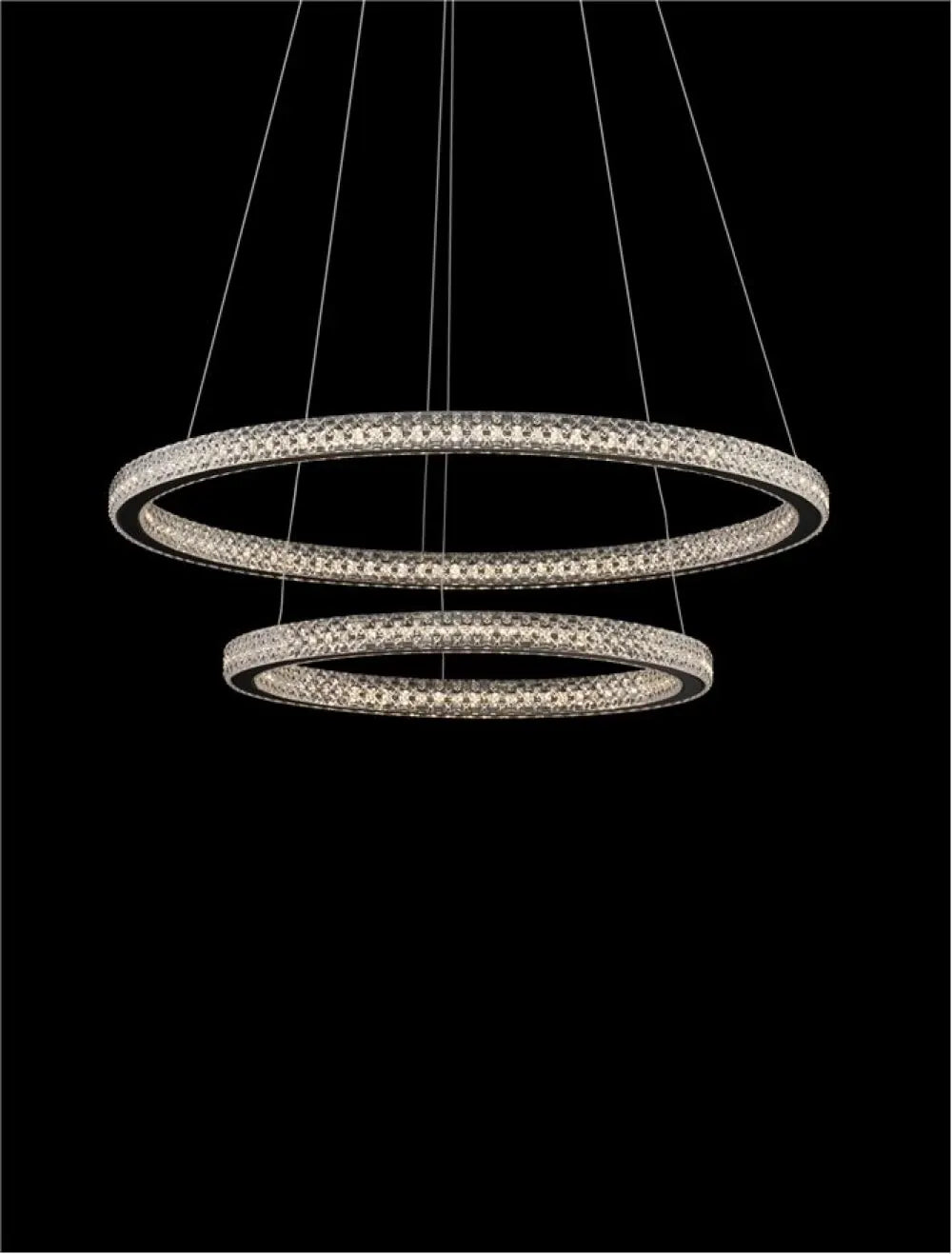 Lustra din Aluminiu Negru H120xL60.5cm IP20 54W 3350lm 3000k GINEVRA