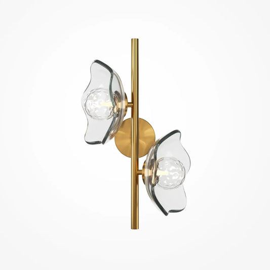 Aplica perete din Metal Alama H45xL19.5cm Miracle