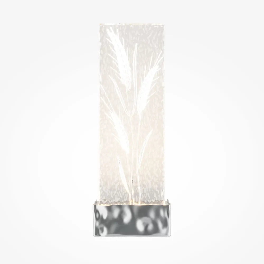 Aplica perete din Otel inoxidabil Argintiu crom H31xL7cm Ornate