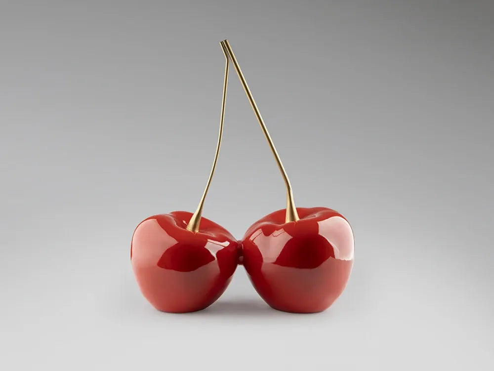 Obiect decorativ din Rasina Rosu L54xH64cm Cerezas