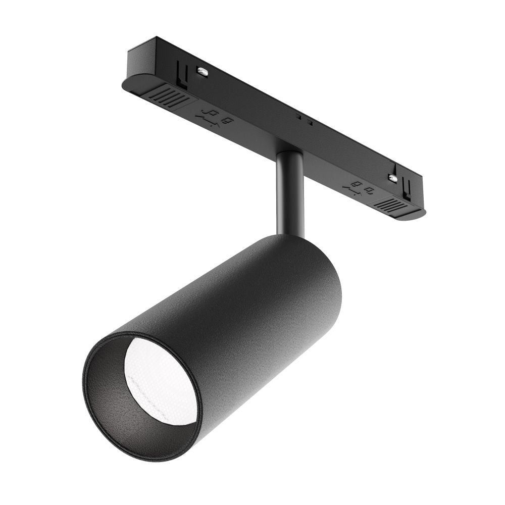 Spot pentru sina magnetica Exility din Aluminiu Negru 12W 900lm k L13xH19cm Focus LED