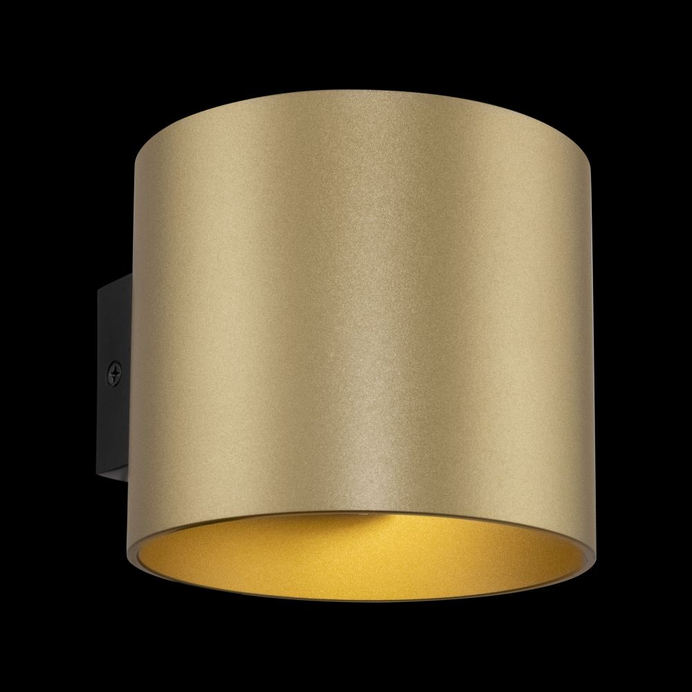 Aplica de perete din Metal Auriu D10xH8cm Rond
