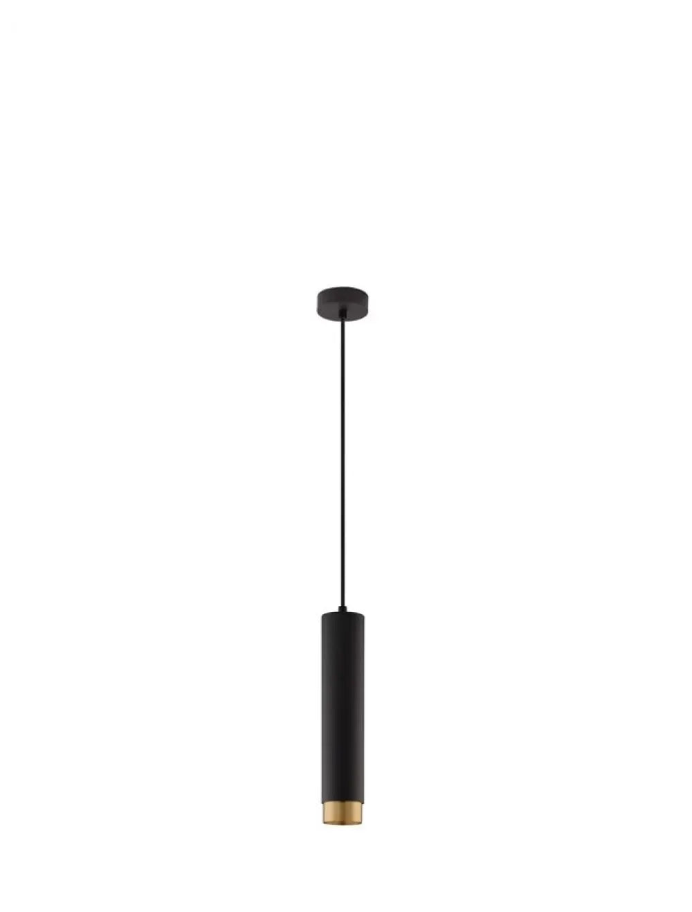Pendul din Aluminiu Negru/Auriu H180xL5.9cm IP20 PONGO