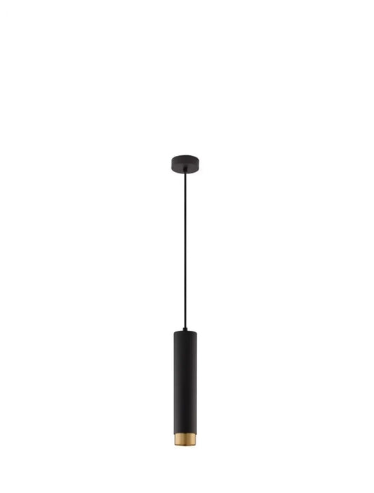 Pendul din Aluminiu Negru/Auriu H180xL5.9cm IP20 PONGO