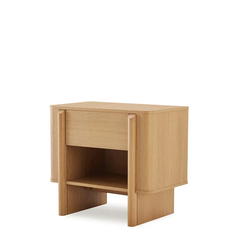 Noptiera cu sertar Sidney de culoare natural L60xH60cm