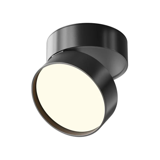 Spot aplicat din Aluminiu Negru H8.2xD12cm Onda
