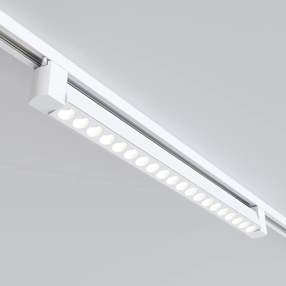 Spot dreptunghiular pentru sina Unity din Aluminiu Alb H6xL60cm IP 20 20W 1500lm 4000k Points Rot