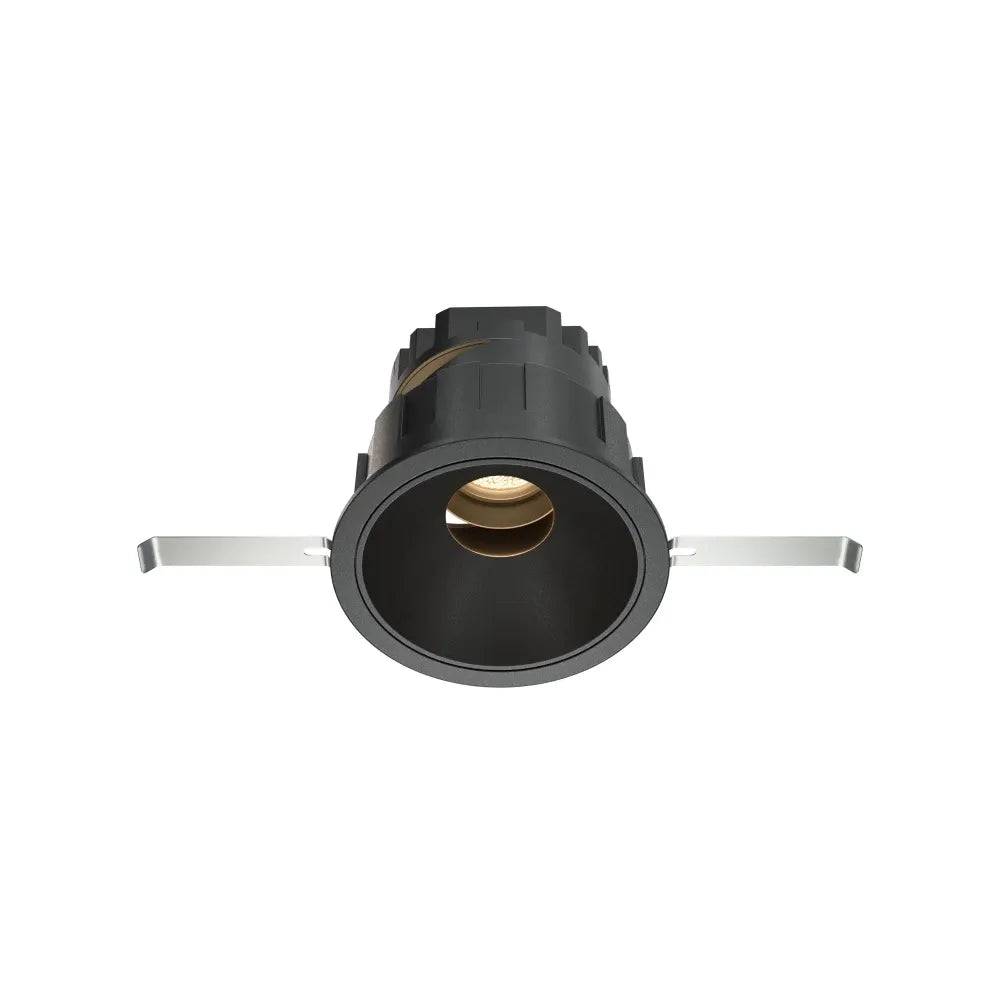 Spot incastrat din Aluminiu/plastic Negru H7xD8.3cm 10W 570lm 3000k Wise