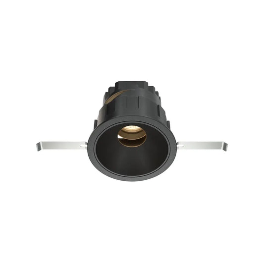 Spot incastrat din Aluminiu/plastic Negru H7xD8.3cm 10W 570lm 3000k Wise