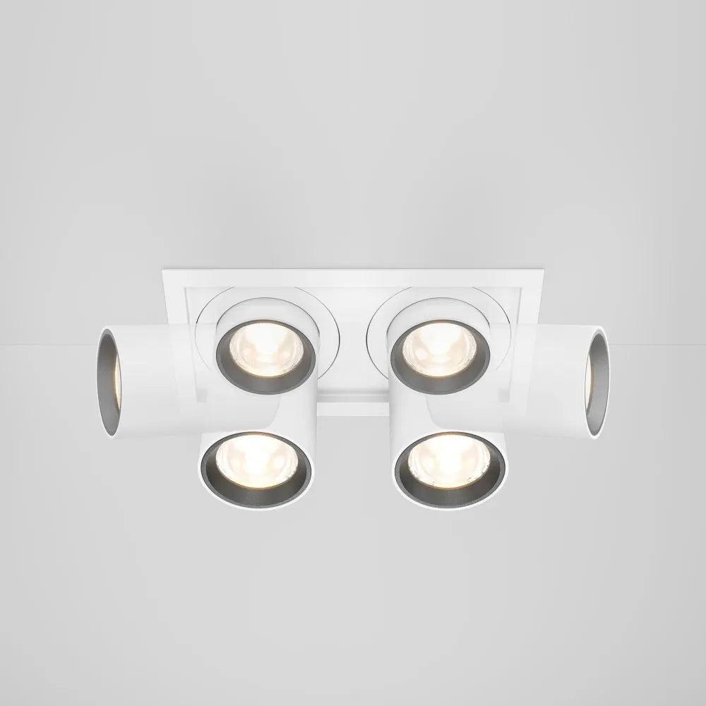 Spot incastrat din Aluminiu/plastic Alb H9.7xLcm Hidden