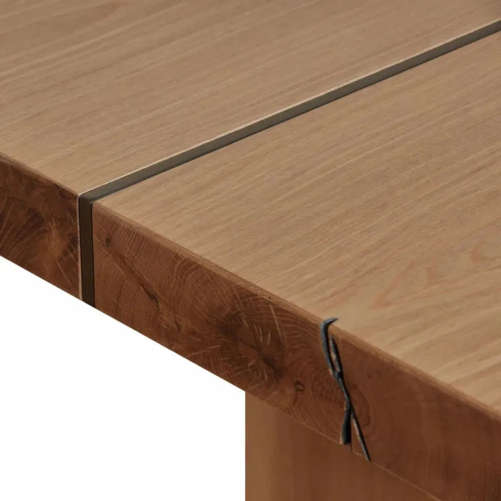 Masa dining dreptunghiulara din Lemn de Stejar in dimensiuni multiple Beams