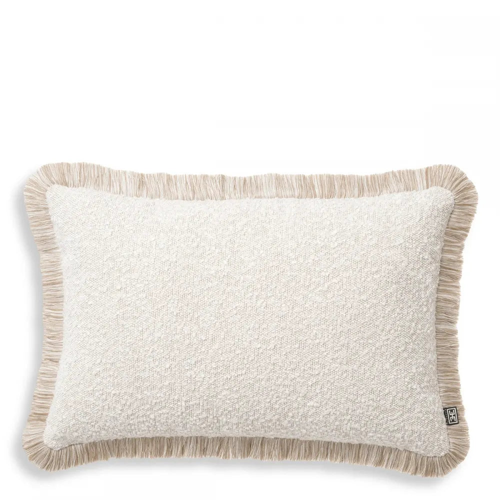 Perna decorativa din Stofa boucle Crem L40xHcm Nami Eichholtz