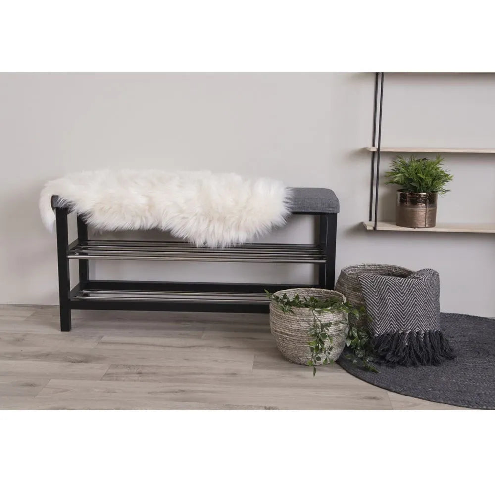 Blanita sintetica decorativa Crem 85x50cm Lambskin Artificial