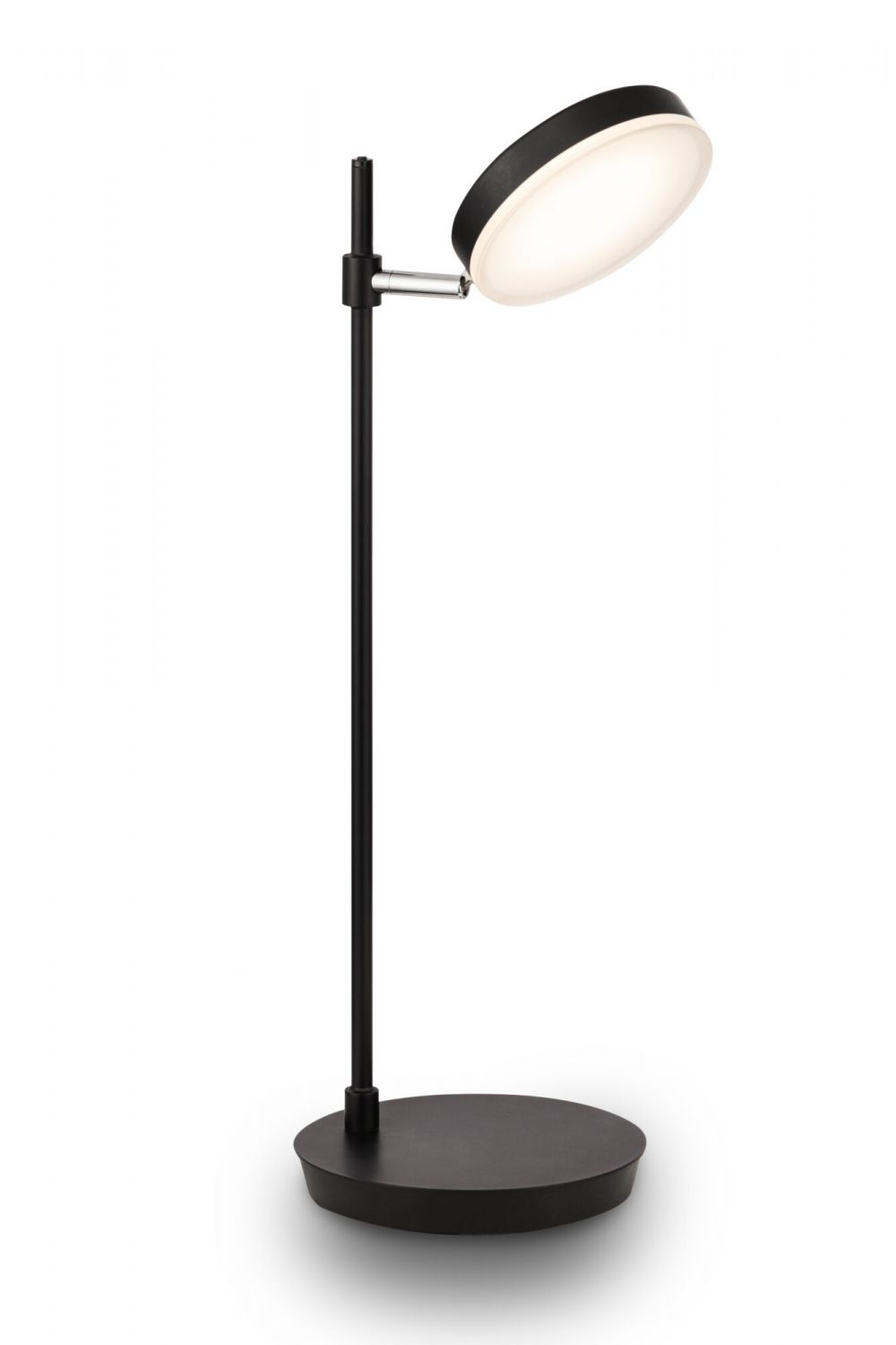 Veioza din Acrilic si Metal Negru L16xH47cm Fad