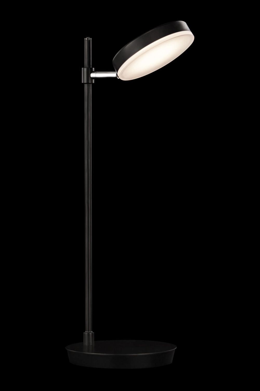Veioza din Acrilic si Metal Negru L16xH47cm Fad