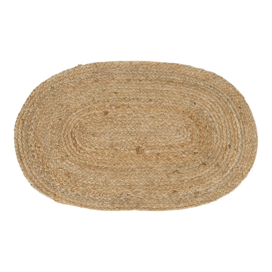 Covor oval din Iuta Maro 80x50cm Bombay