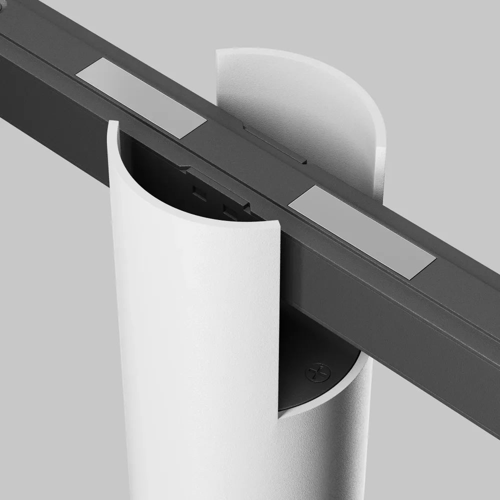 Spot dimabil smart pentru sina Exility din Aluminiu Alb H10.4xL19.3cm 7W 380lm 2700-6000k Alfa