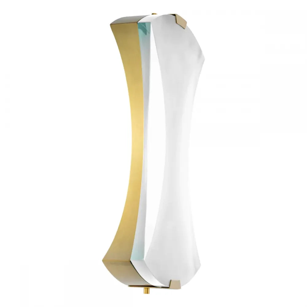 Aplica de perete din Metal Alama si Sticla Transparent H37.5xL21.5cm Virgil Eichholtz