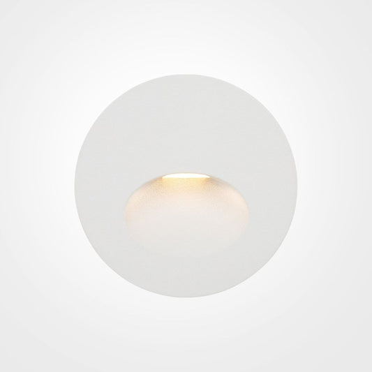 Spot incastrat pentru iluminat scari din Aluminiu Alb 3W 60lm 3000k D7xH7cm Bil