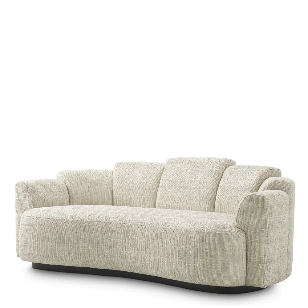 Canapea tapitat cu Stofa Bej L194xA101xH73cm Marbella S Eichholtz