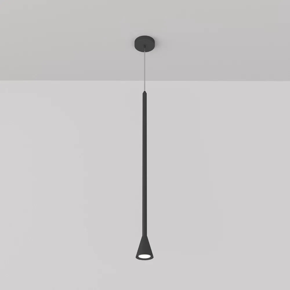 Pendul din Metal Negru H180xD7.5cm IP 20 GU10 40W Arrow