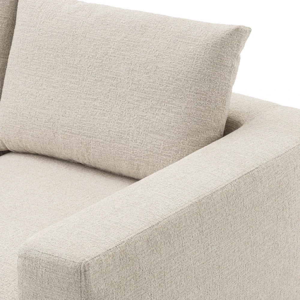 Canapea tapitat cu Stofa Nuoro Bej L324xA104xH82cm Brighton Eichholtz