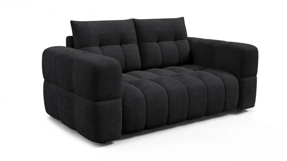 Canapea tapitata cu material pet friendly Alias negru L181x104cm