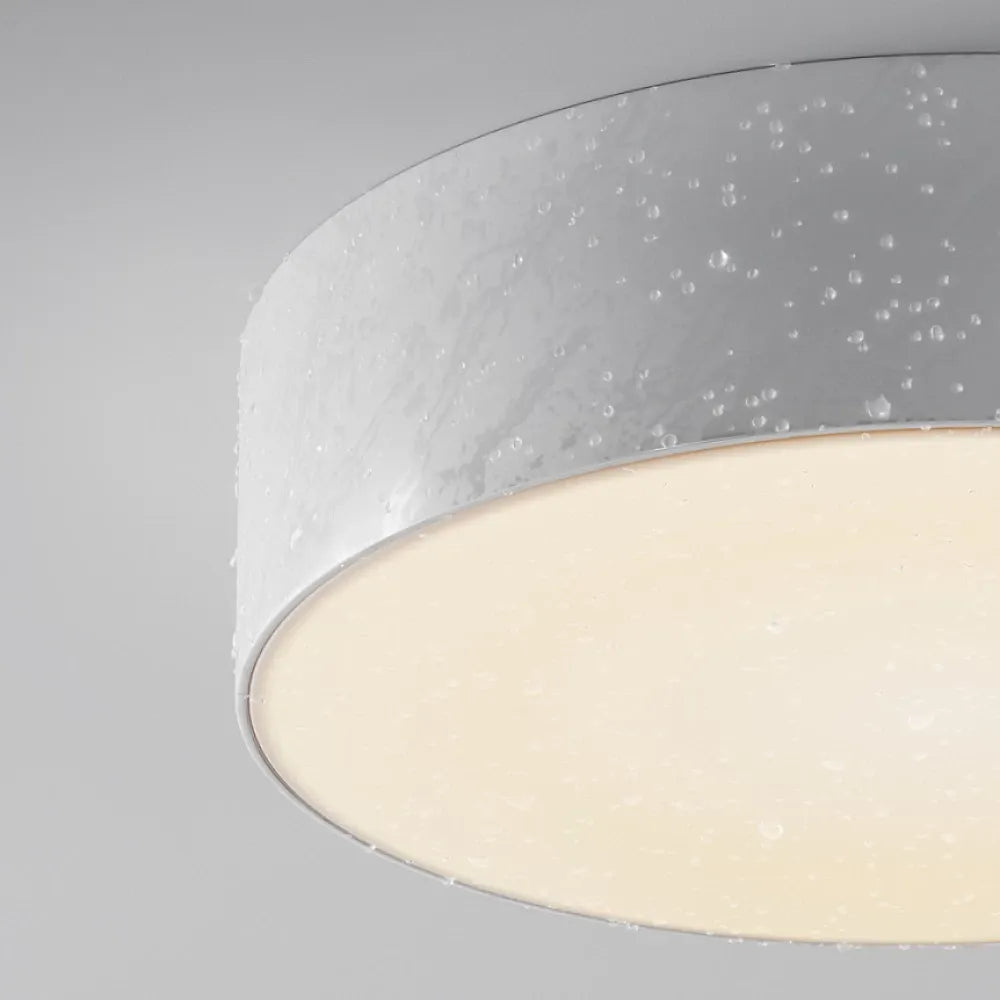 Plafoniera Rotunda din Platic si Aluminiu Alb D22xH6cm 30W 3000k IP65 Zon