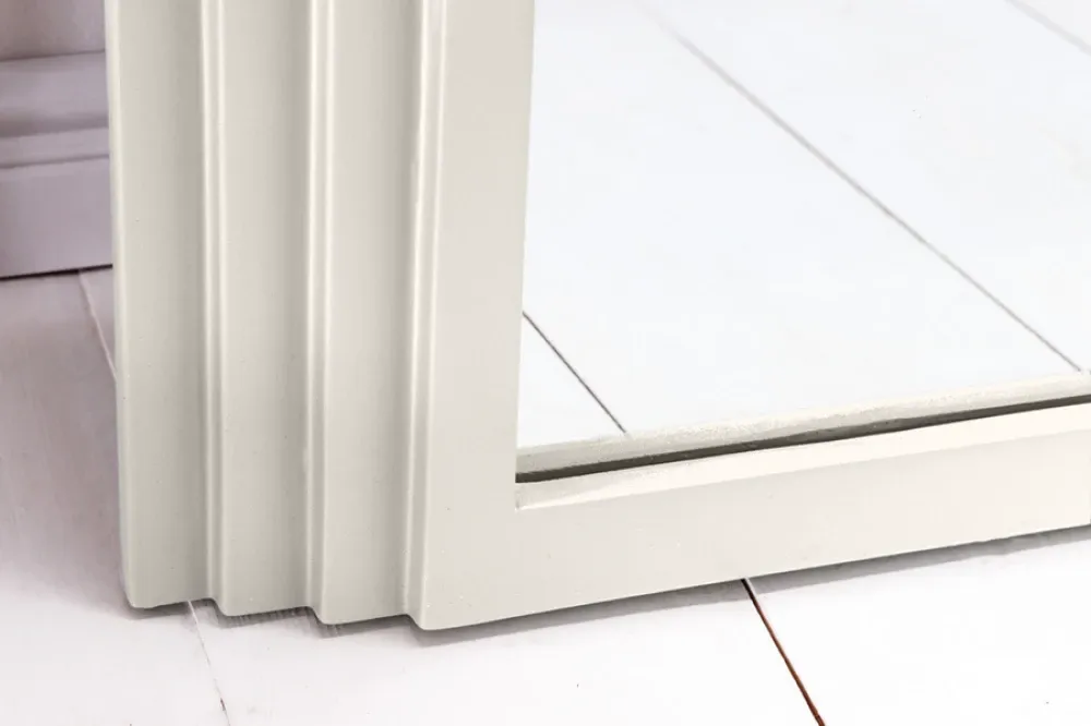 Oglinda cu rama din Poliuretan/MDF Alb H160xL80cm Art Deco