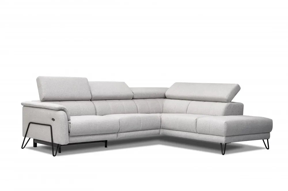 Coltar customizabil cu recliner in forma de L 281cm Oltens