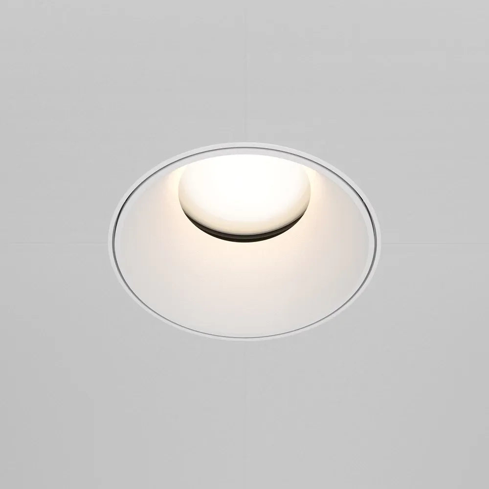 Spot incastrat rotund din Aluminiu Alb H4xD10cm IP 20 GU10 10W Share