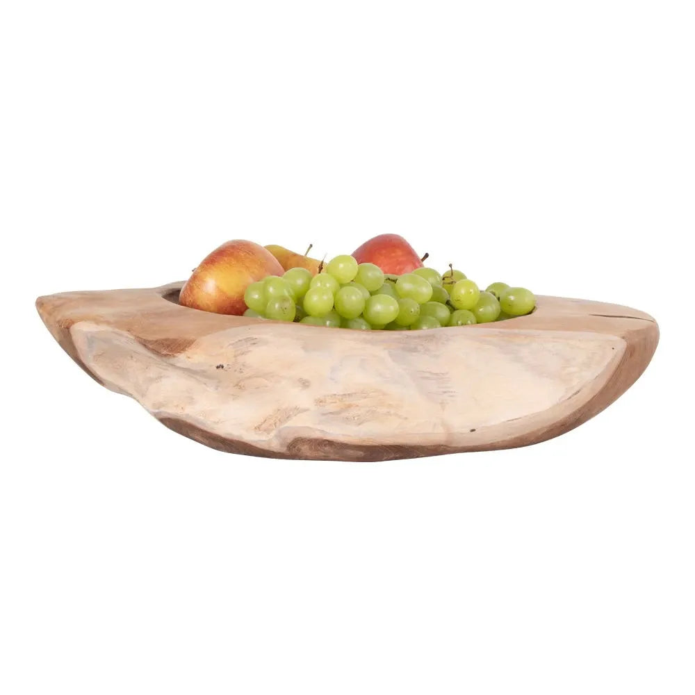 Bol decorativ din Lemn de tec Maro H12xD40cm Rio