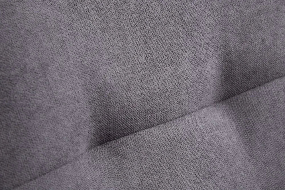 Scaun tapitat cu Stofa/Piele artificiala Gri inchis cu picioare din Metal Negru H86xL57xA61cm Divani