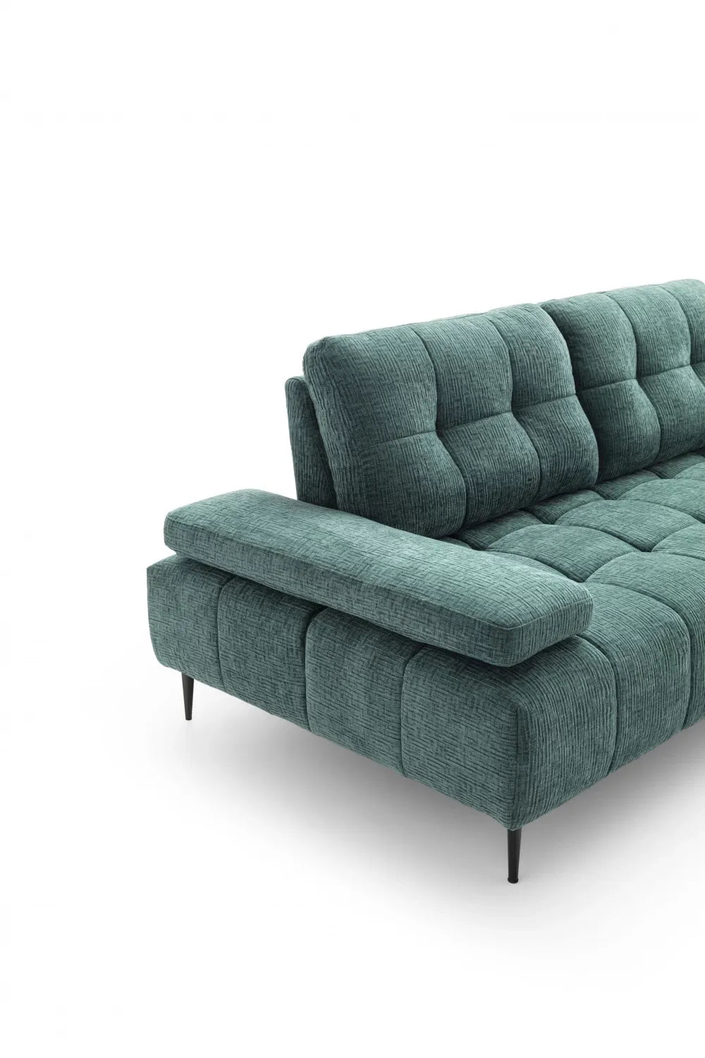 Coltar fix in forma de L modular cu spatar si brate reglabile L302-344cm Joplin