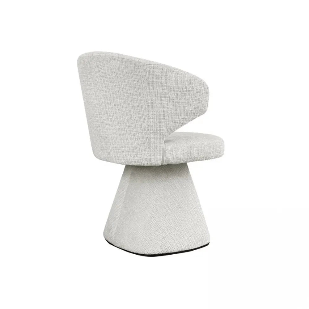 Scaun tapitat cu Chenille ignifug Bej cu picioare din Metal Negru H82xL60xA61cm Gatsbi Richmond Interiors