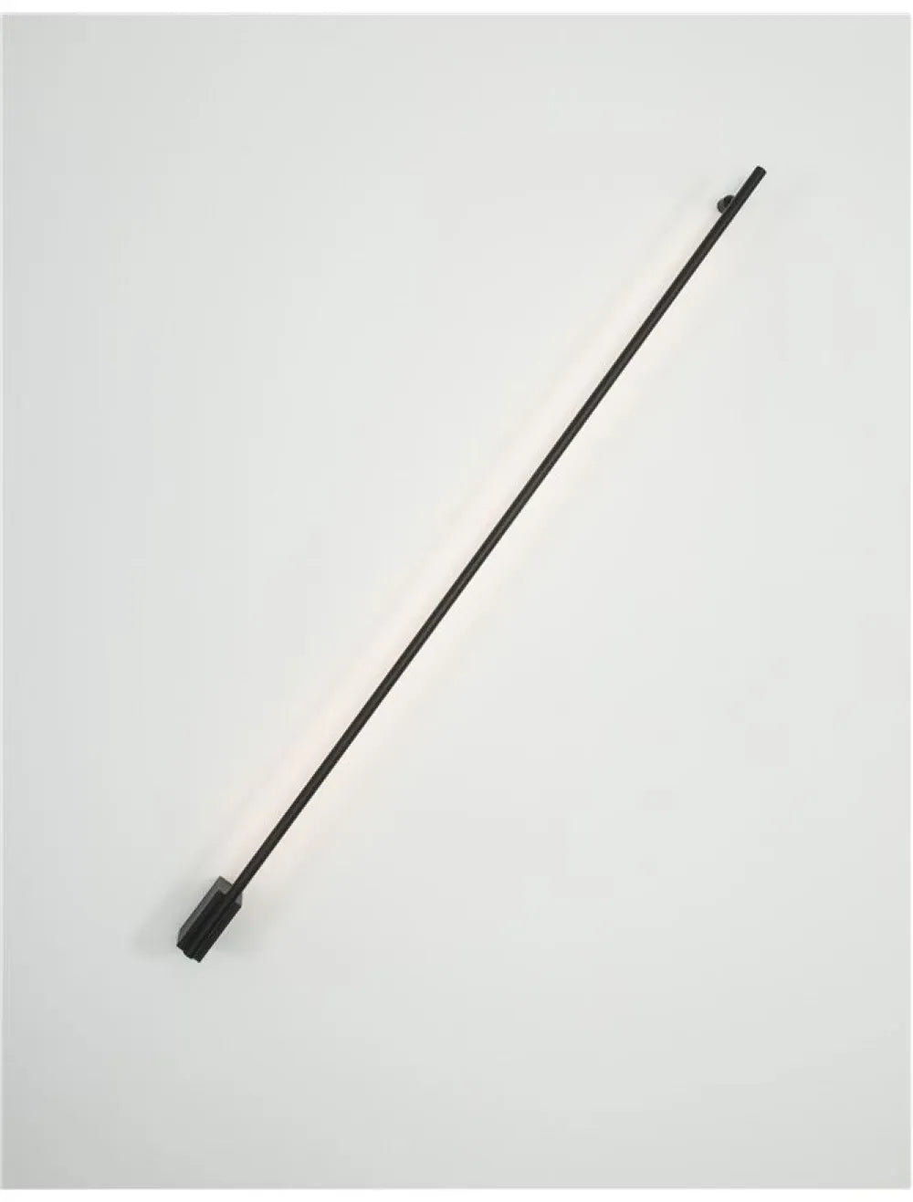 Aplica de perete din Aluminiu Negru H3.5xL90cm IP20 15W 507lm 3000k GROPIUS
