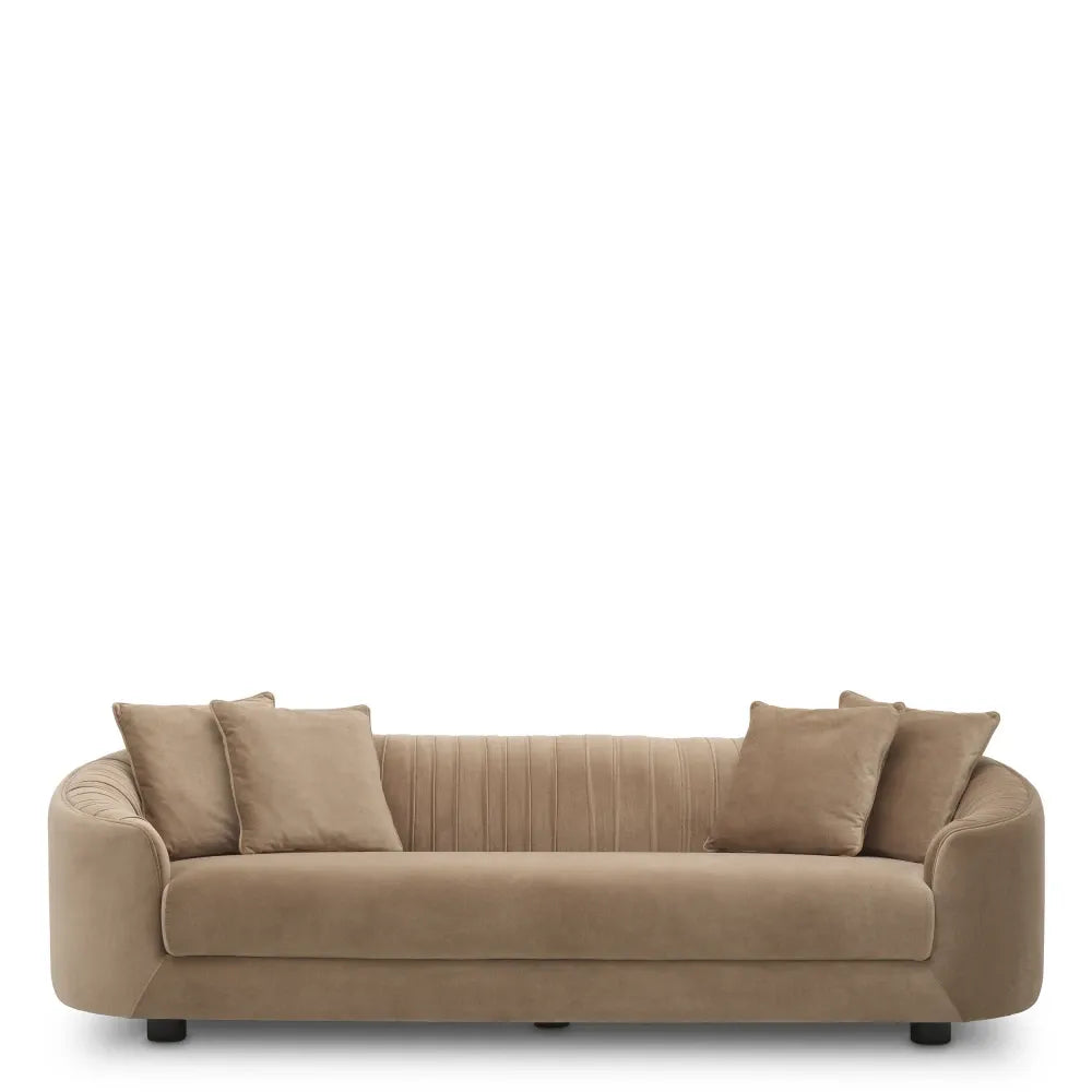 Canapea tapitat cu Catifea Maro L241xA100xH64cm Jameson Eichholtz