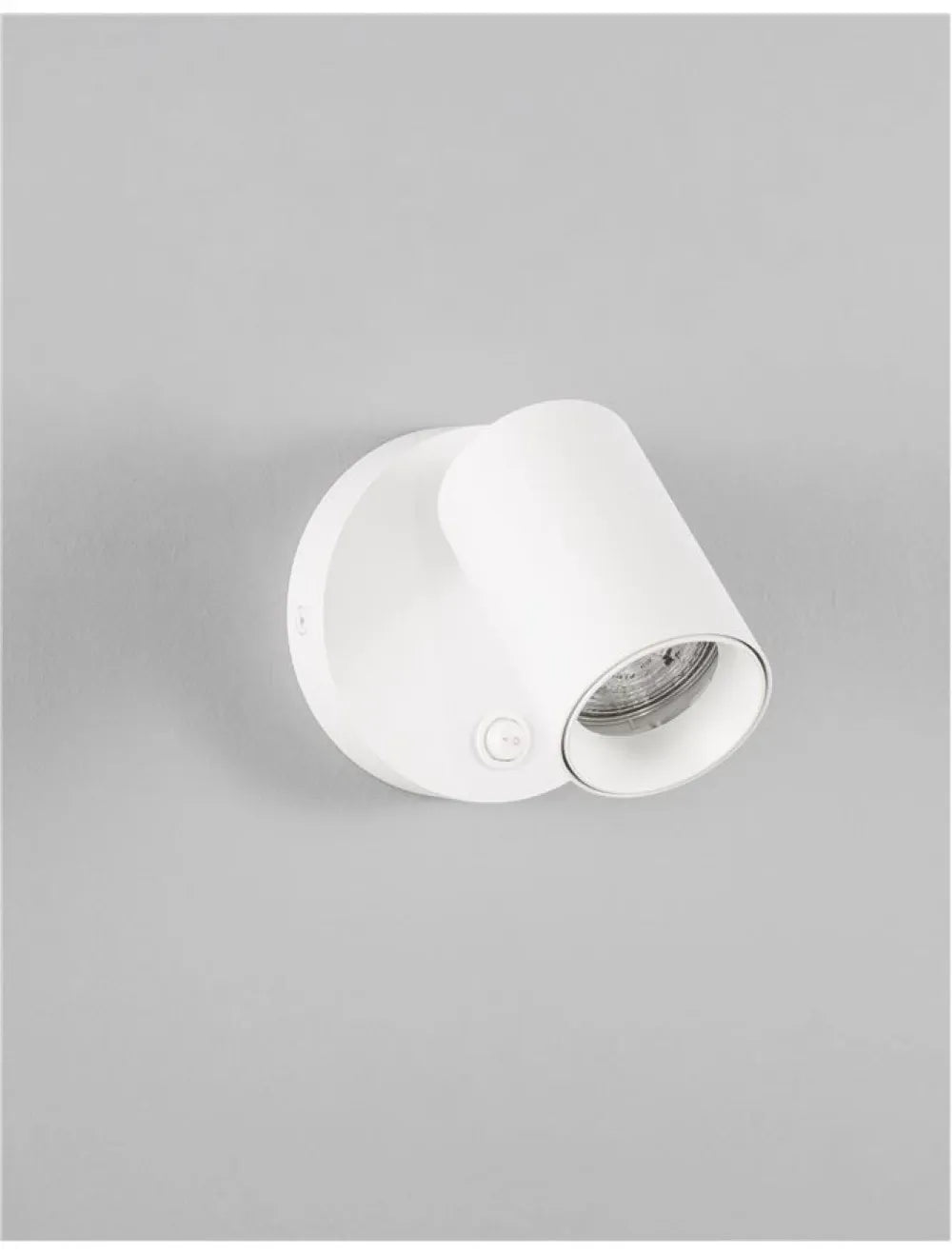 Aplica de perete din Aluminiu Alb H10.5xL5.7cm IP20 NET