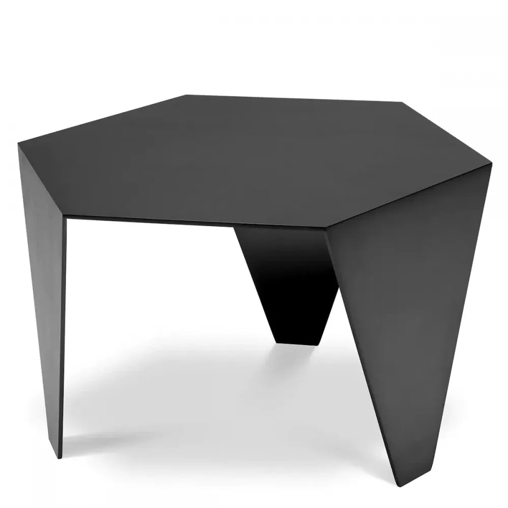 Masuta laterala Asimetrica din Aluminiu Bronz L57.5xl50cm Metro Chic Eichholtz
