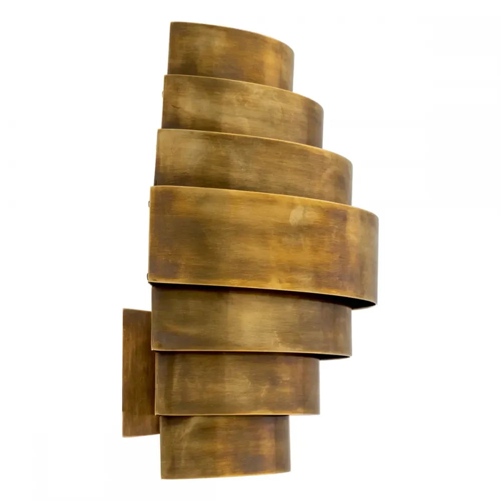 Aplica de perete din Metal Alama atichizata H31xL30cm Rizzi double Eichholtz