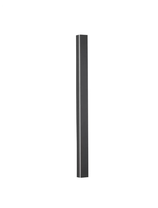 Aplica de perete din Aluminiu Negru H80xL5cm IP20 29W 1200lm 3000k COLBY