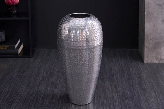 Vaza din Metal Argintiu D25xH50cm ORIENTAL