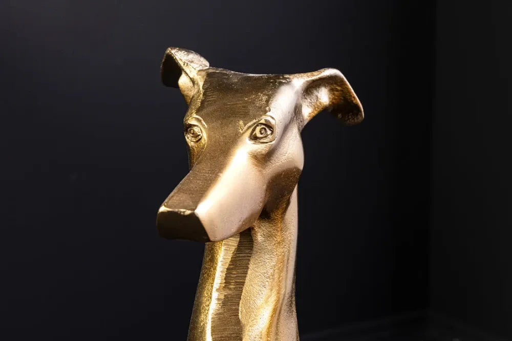 Sculptura din Metal Auriu L18xH69cm GREYHOUND