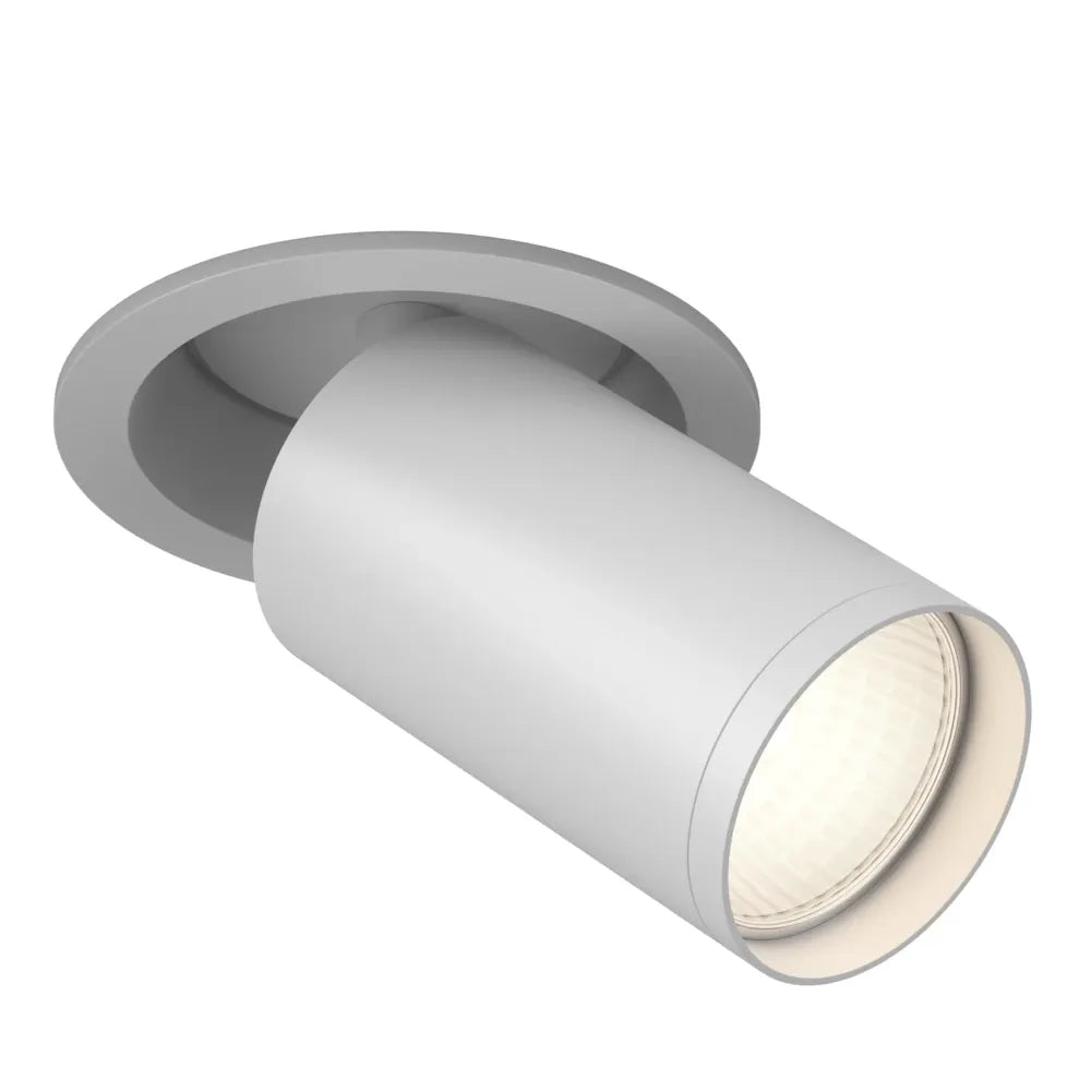 Spot incastrat din Aluminiu Alb H12xD5cm IP 20 GU10 10W FOCUS S
