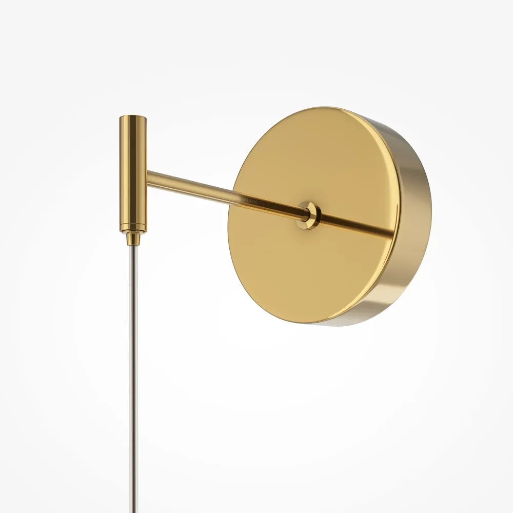 Aplica perete din Metal Auriu H218.8xL22.2cm Golden Cage