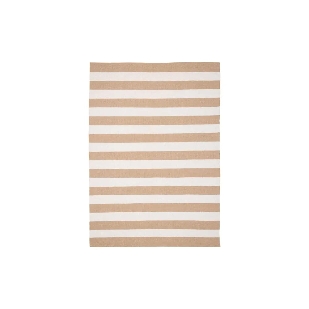 Covor din Poliester Bej/Alb 200x140cm Pina