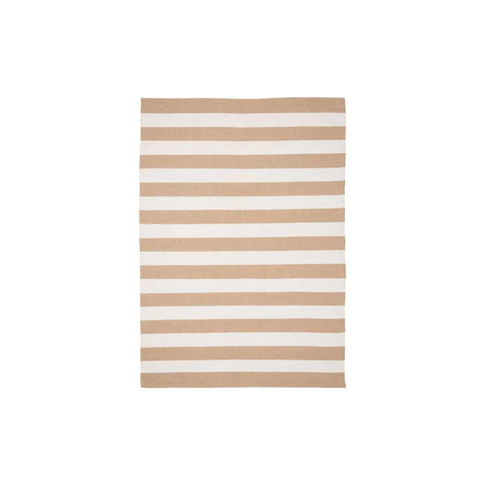 Covor din Poliester Bej/Alb 200x140cm Pina