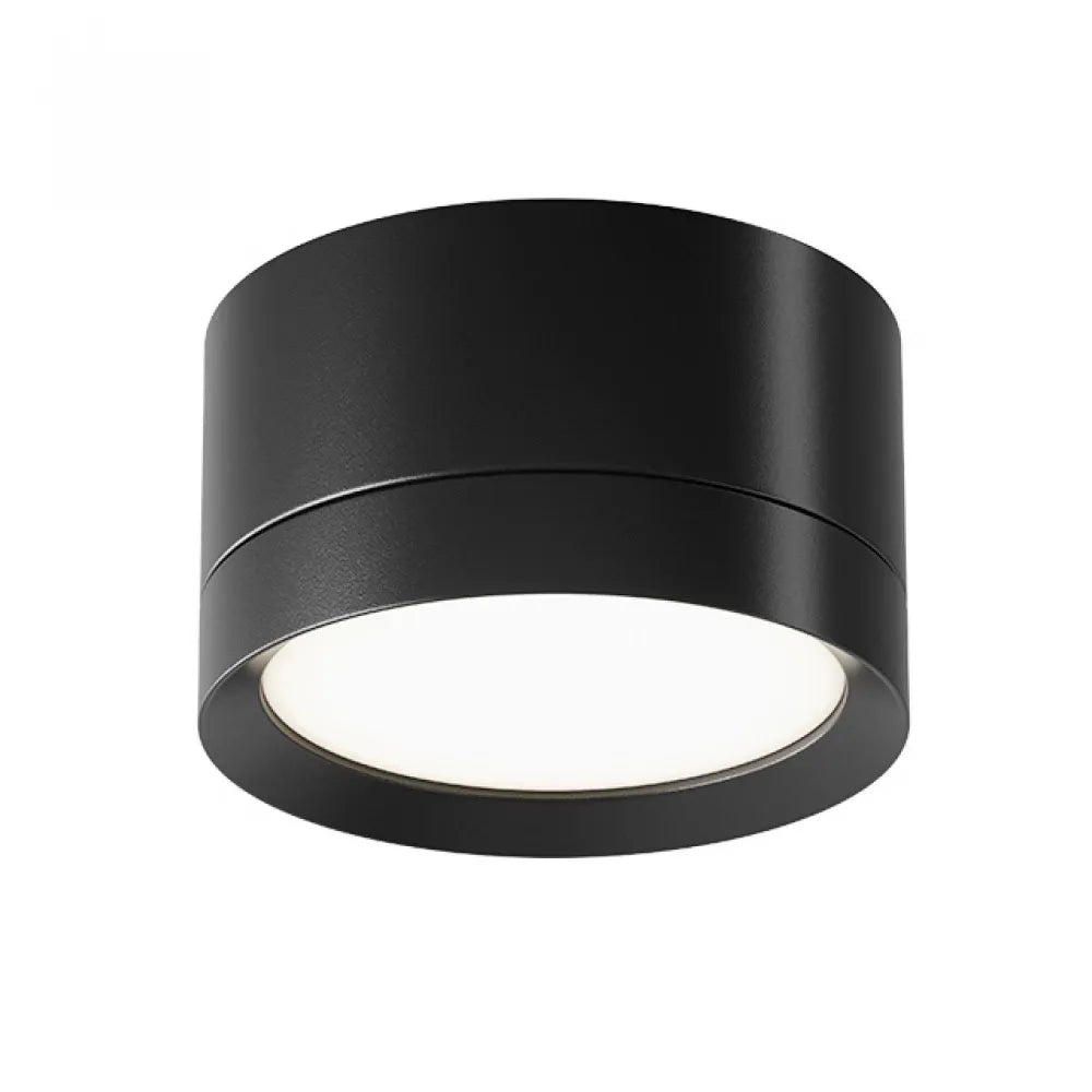 Spot aplicabil din Aluminiu Negru H5xD8.5cm IP 20 GX53 15W Hoop