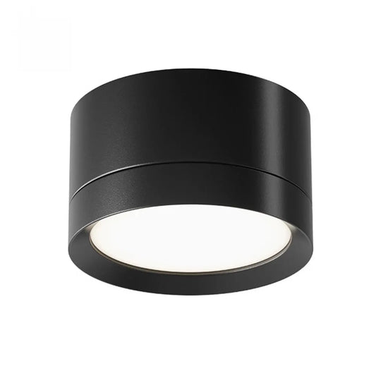 Spot aplicabil din Aluminiu Negru H5xD8.5cm IP 20 GX53 15W Hoop